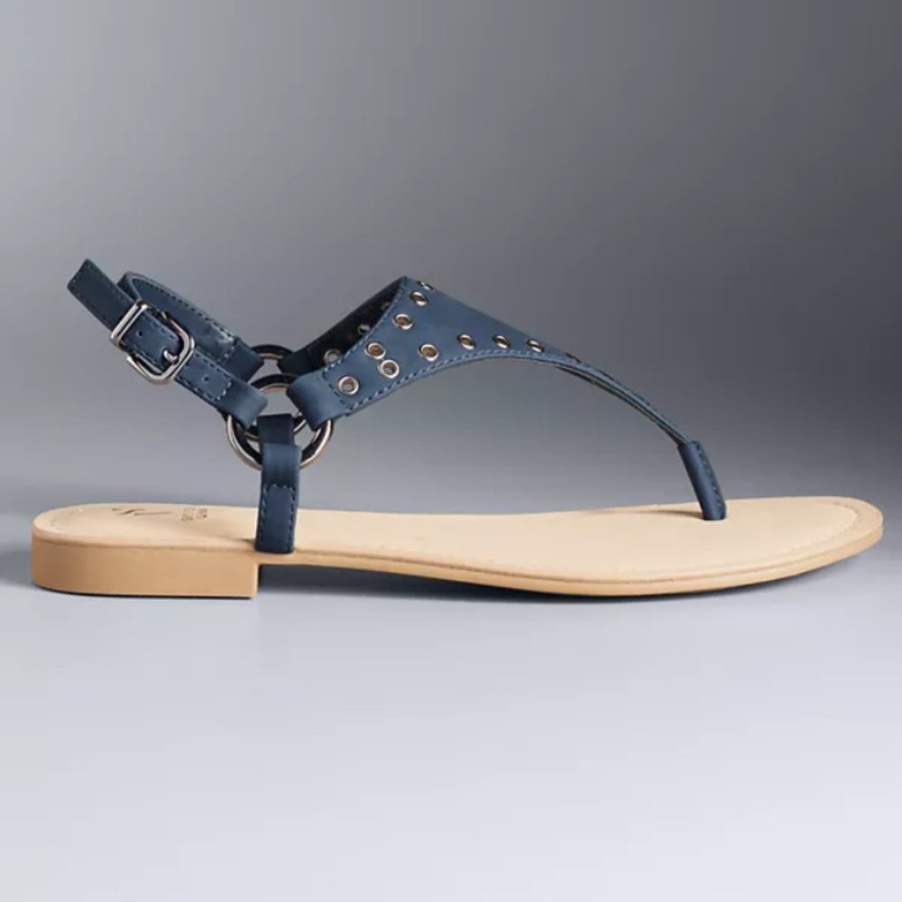 Simply Vera Vera Wang Fireworks Women's Sandals Size 7.5